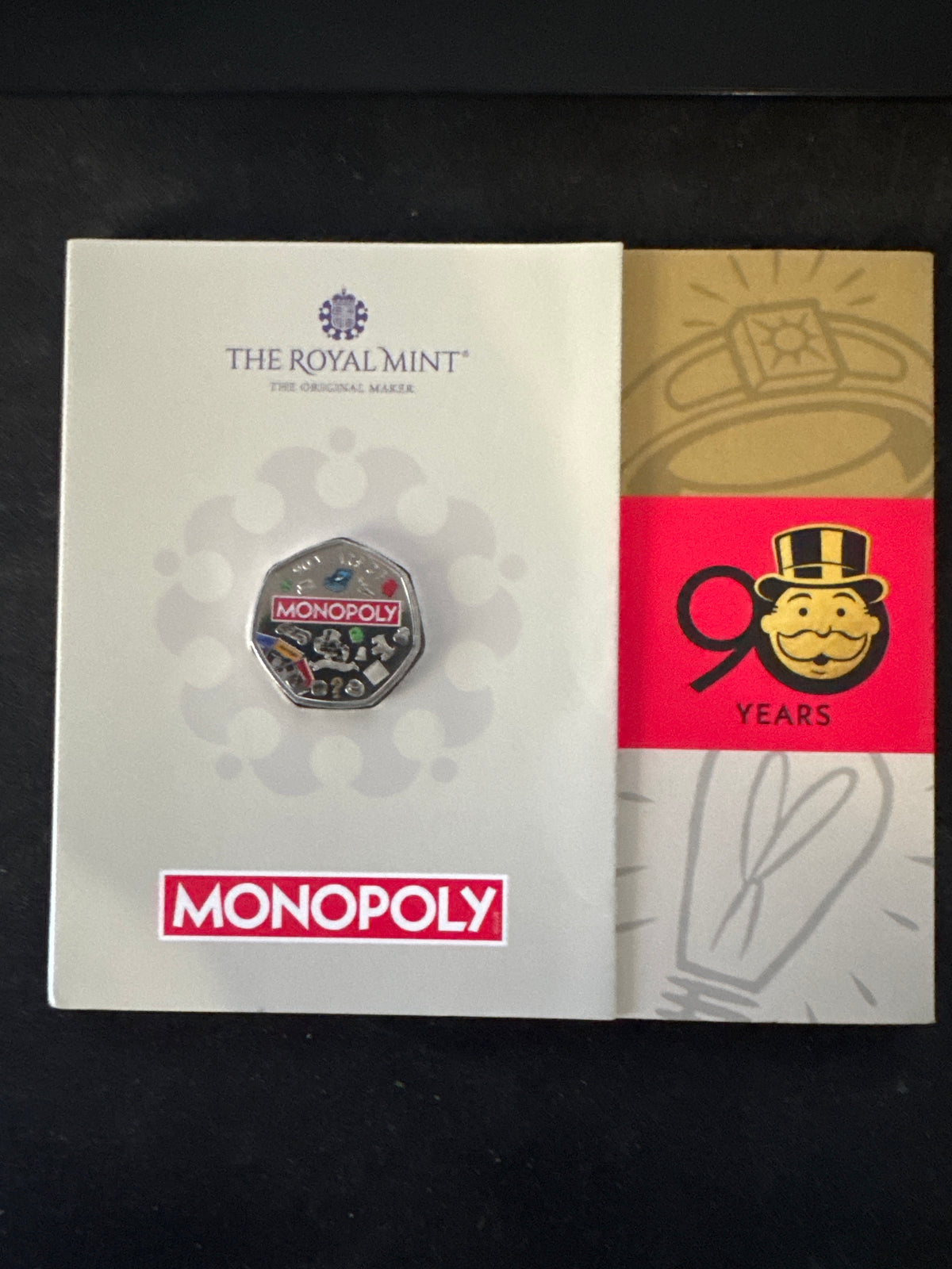 2025 Royal Mint Monopoly 50p Colour Coin