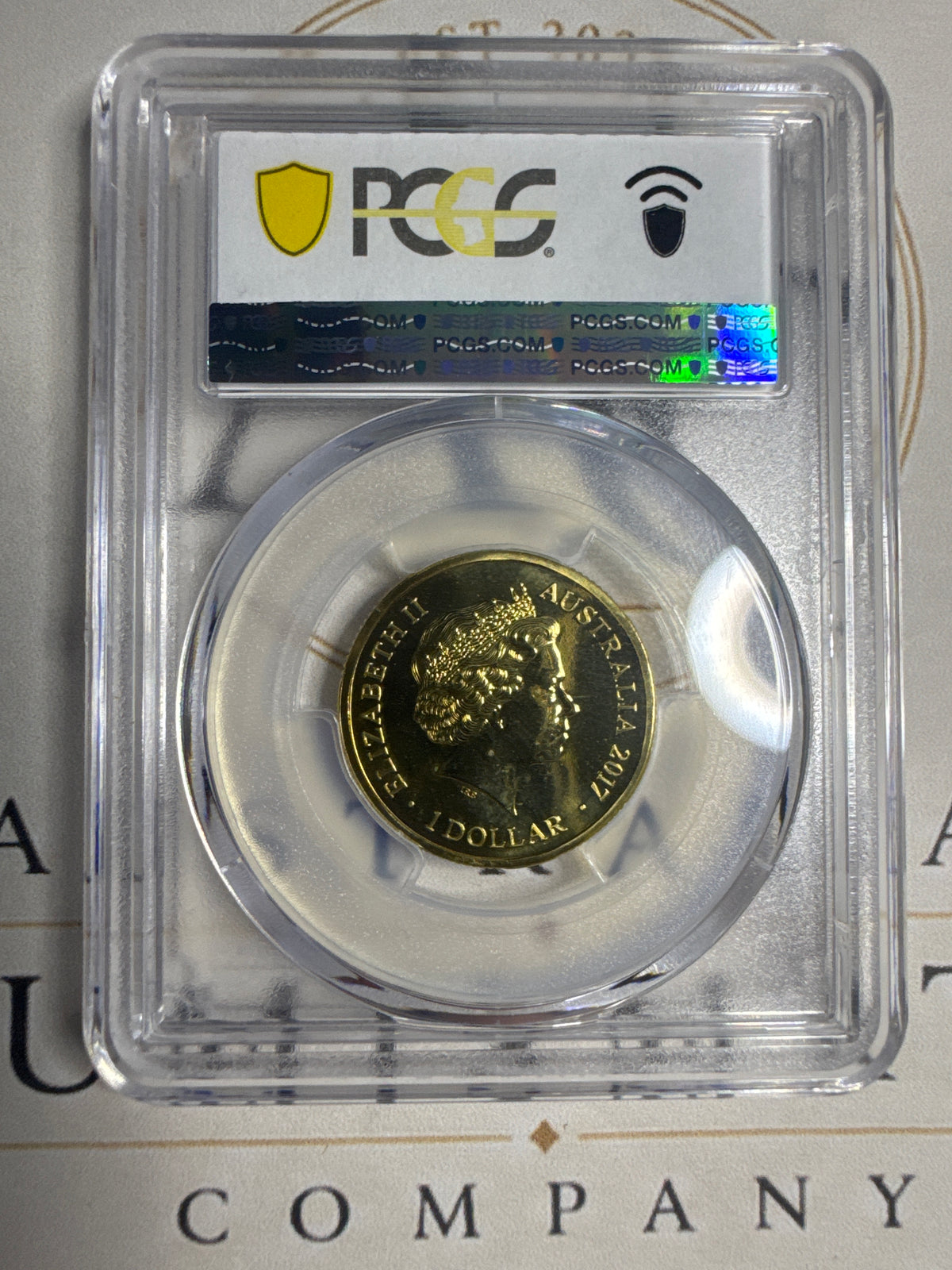 2017-C Australian $1 Trans-Australian Railway Centenary – PCGS MS66
