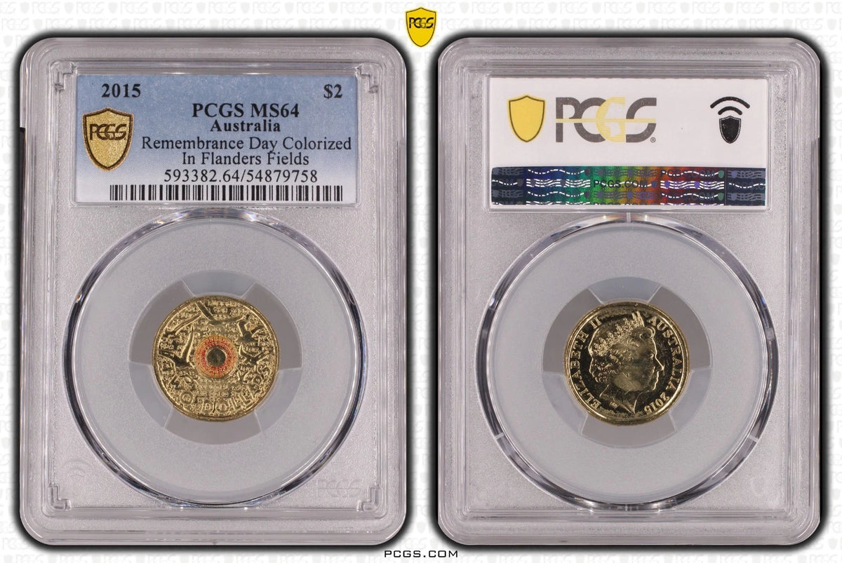 PCGS $2 MS64 Flanders Fields