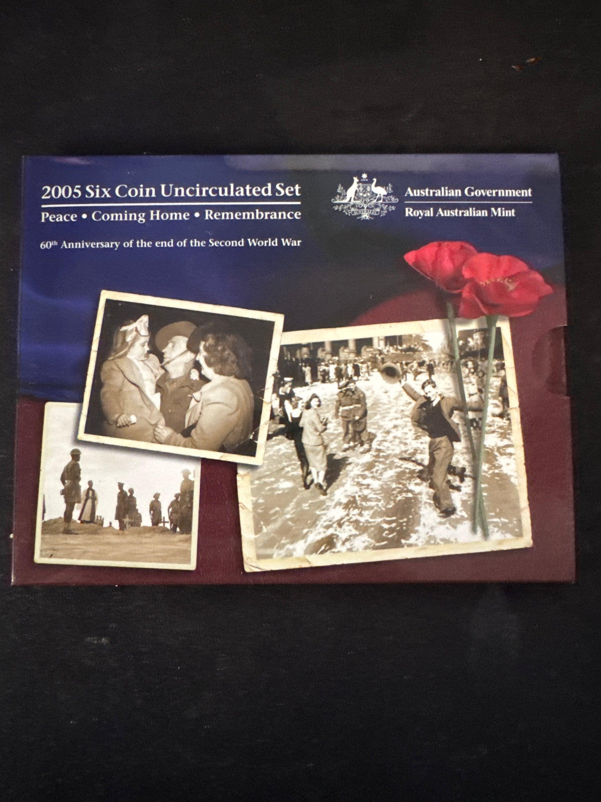 2005 Peace, Coming Home, Remembrance Six Coin Uncirculated Set