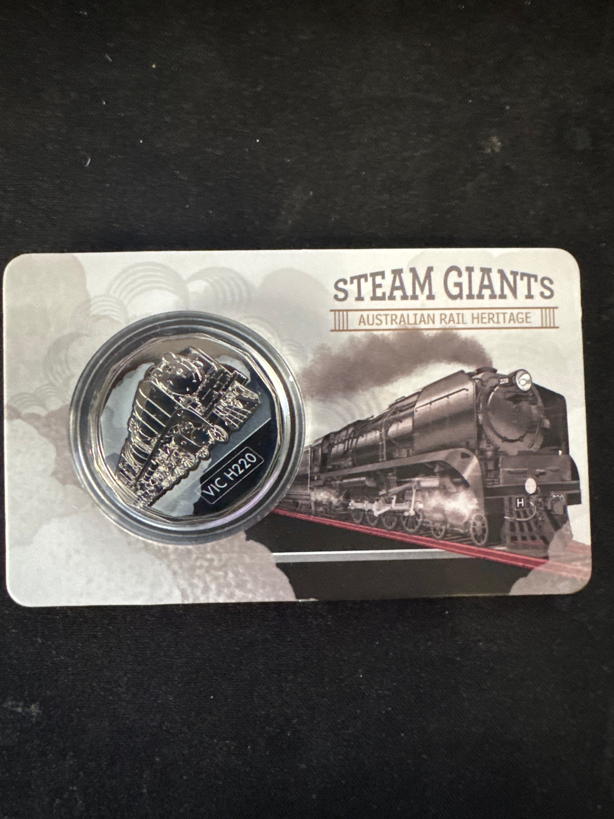 2025 Steam Giants 50c – Victorian Railways H Class H220 'Heavy Harry'