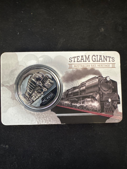 2025 Steam Giants 50c – Victorian Railways H Class H220 'Heavy Harry'