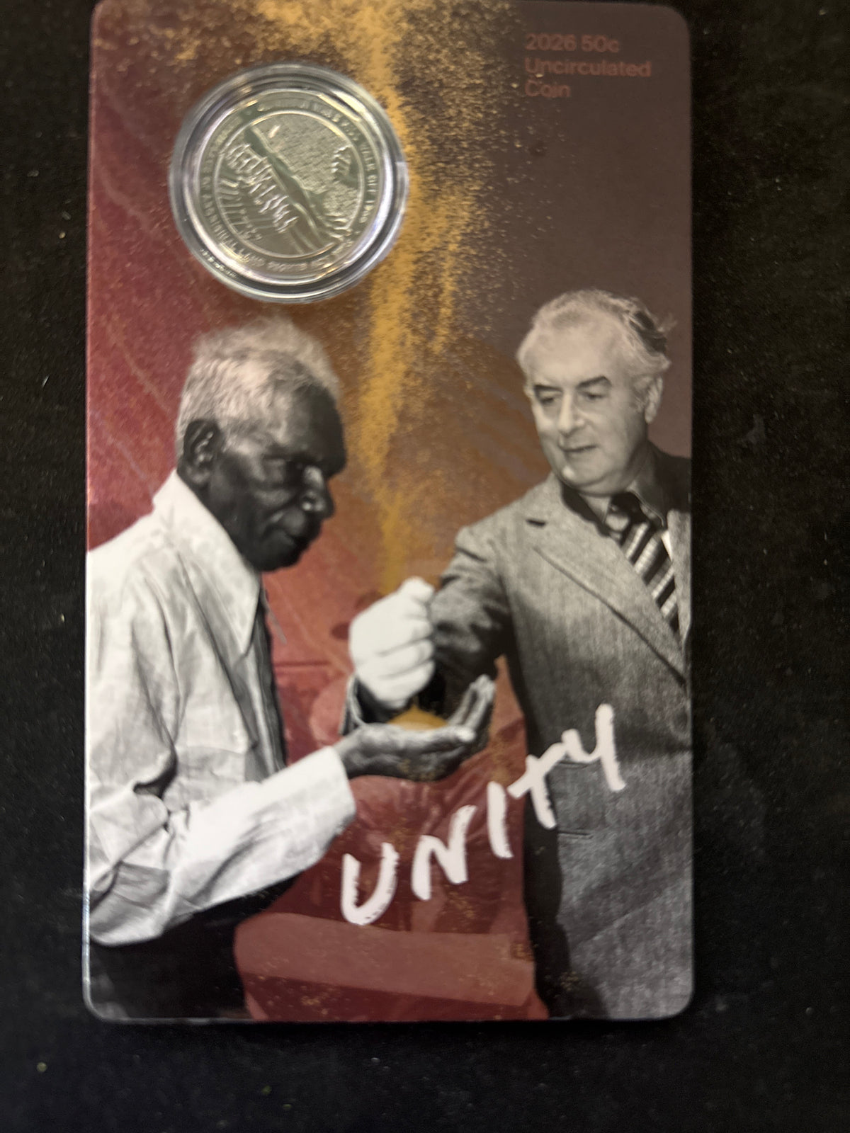 2026 Unity 50c Uncirculated Coin – Wave Hill Walk-Off