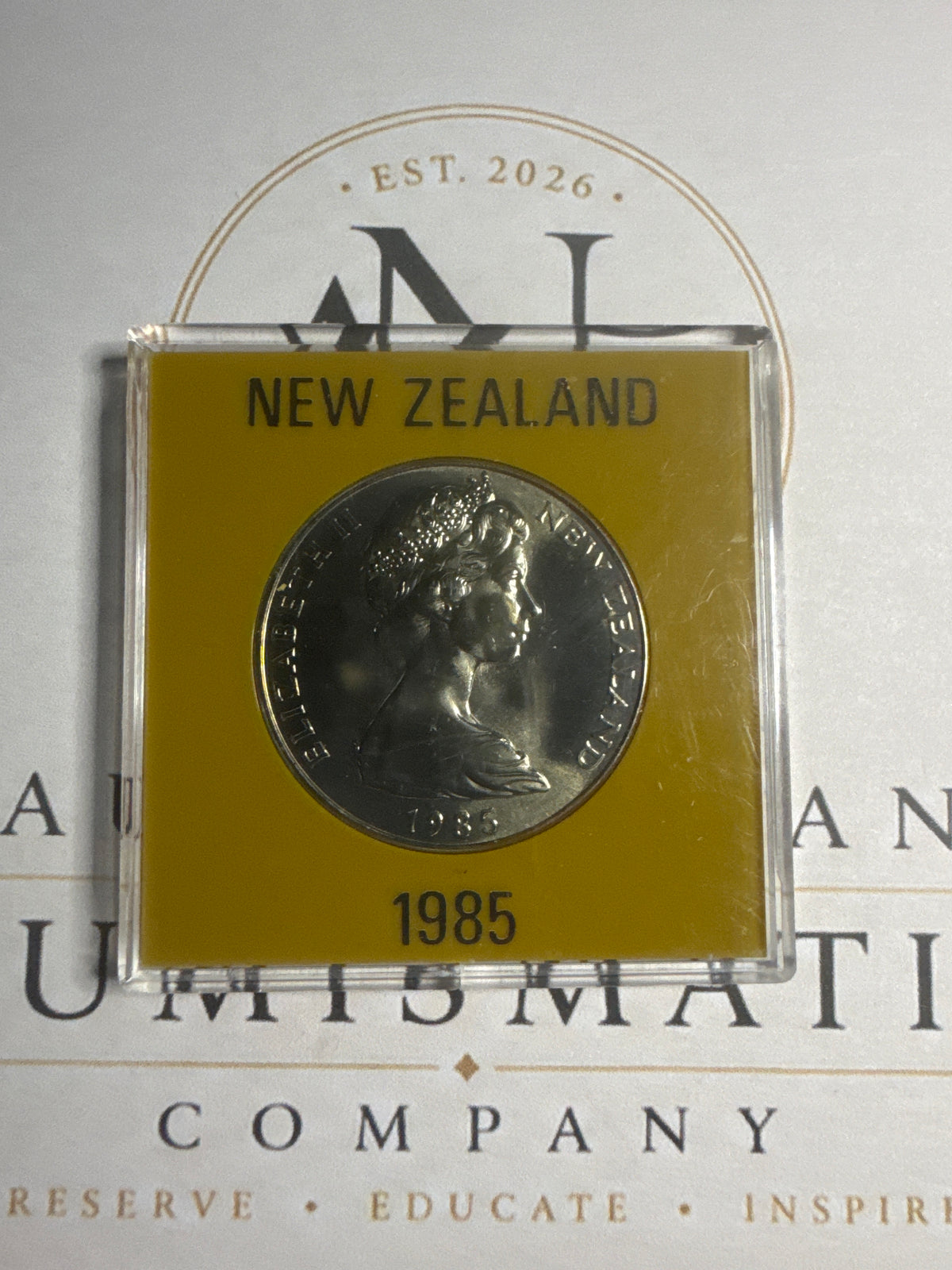 1985 New Zealand $1 Black Stilt – UNC in Original Case — $24.95