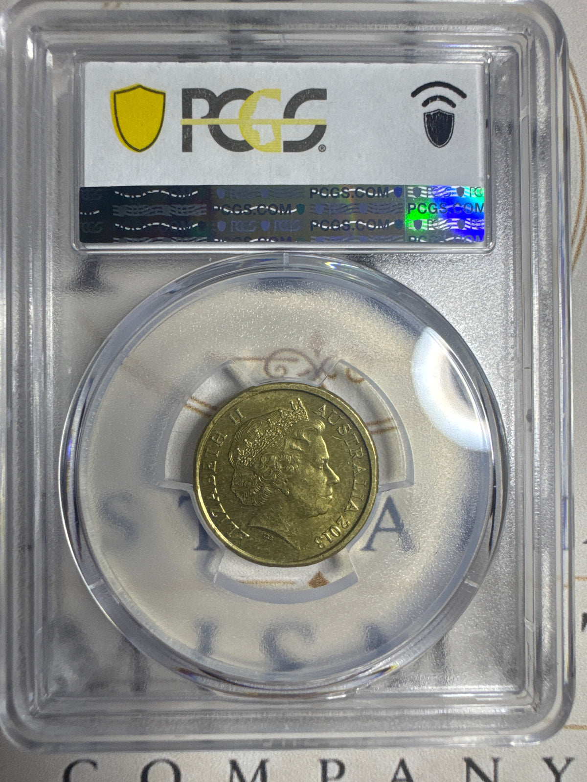 2013 Australian $2 Purple Coronation – PCGS AU58