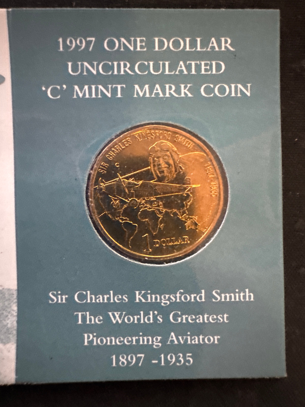 1997 $1 'C' Mintmark Uncirculated Coin – Royal Australian Mint