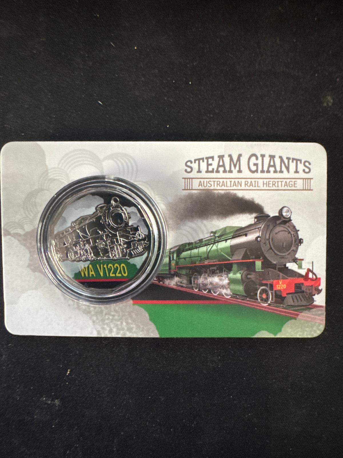 2025 Steam Giants 50c – Western Australian Government Railways V Class V1220