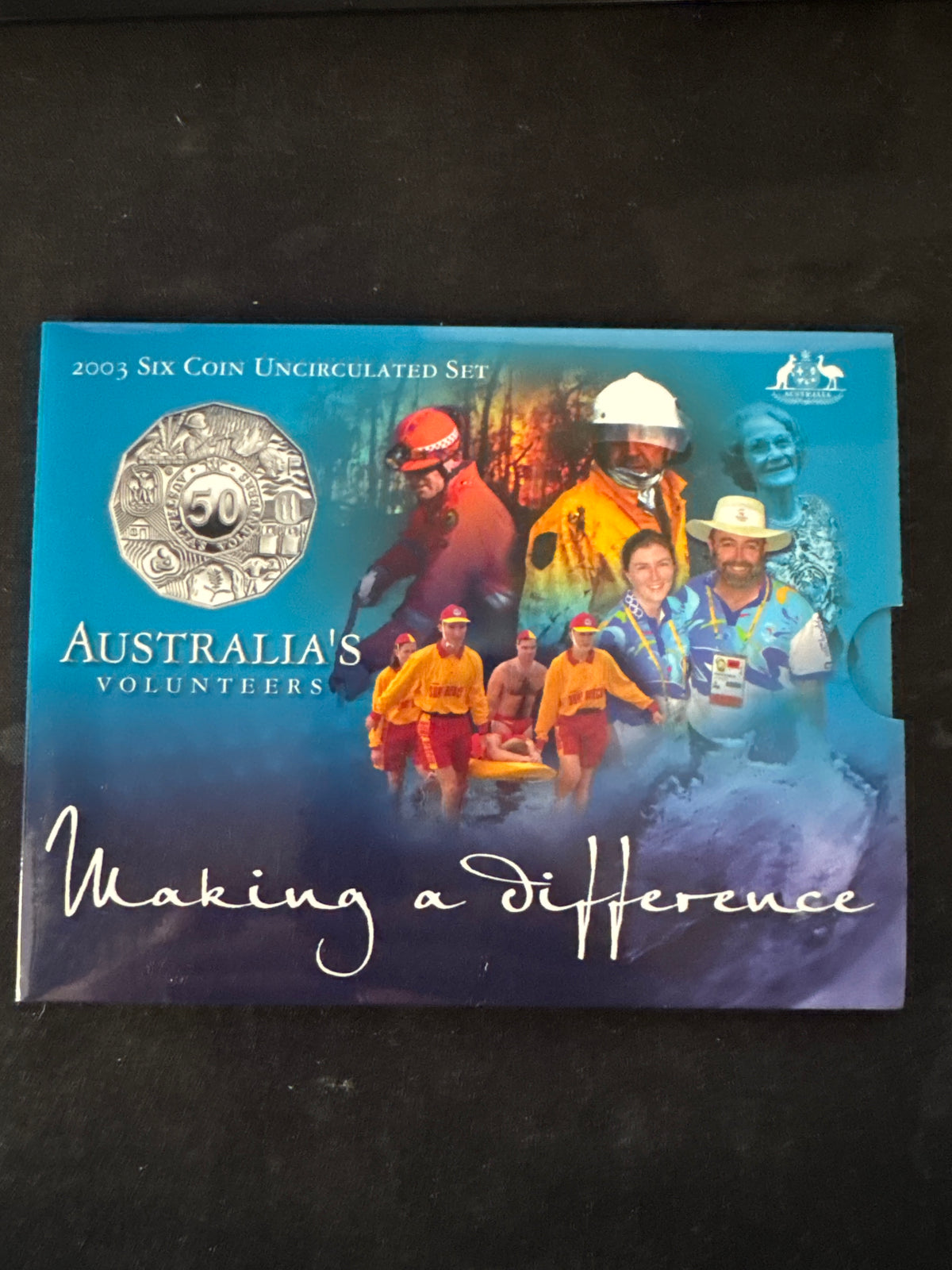 2003 Australia's Volunteers Six Coin Uncirculated Set
