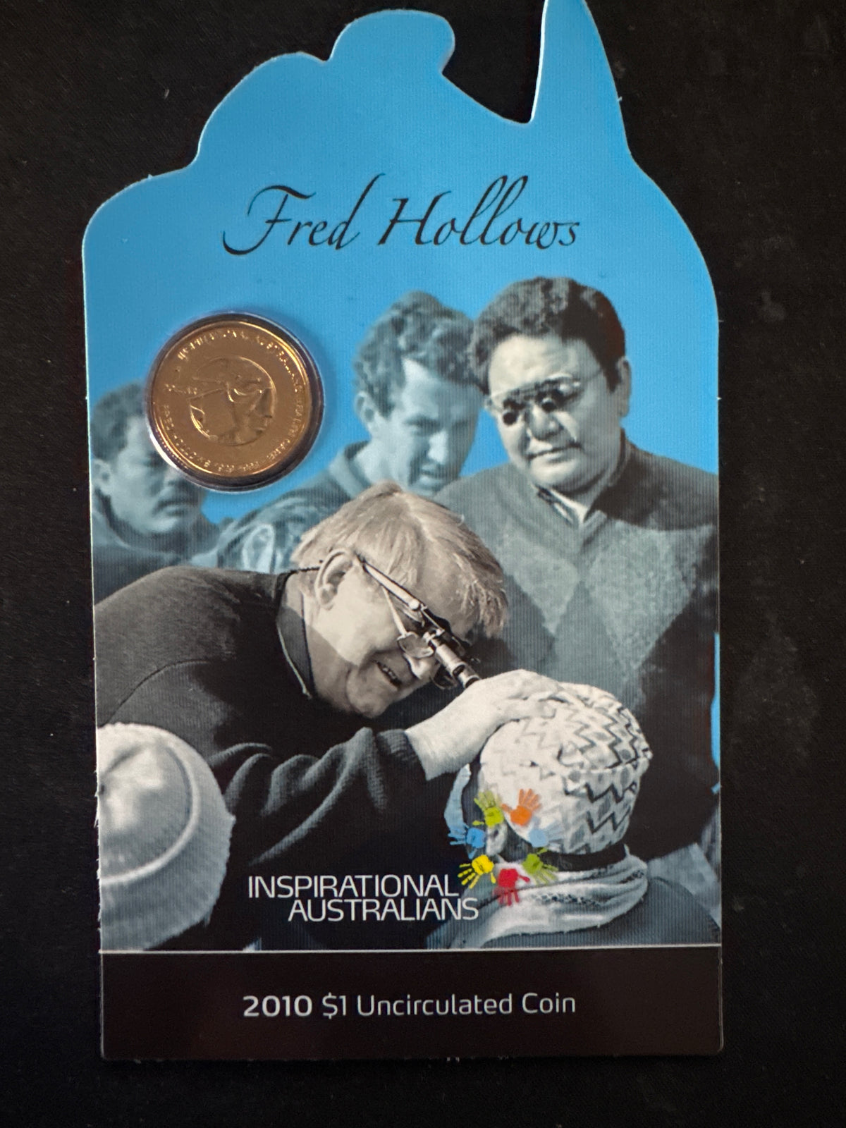 2010 Fred Hollows $1 Uncirculated Coin – Inspirational Australians
