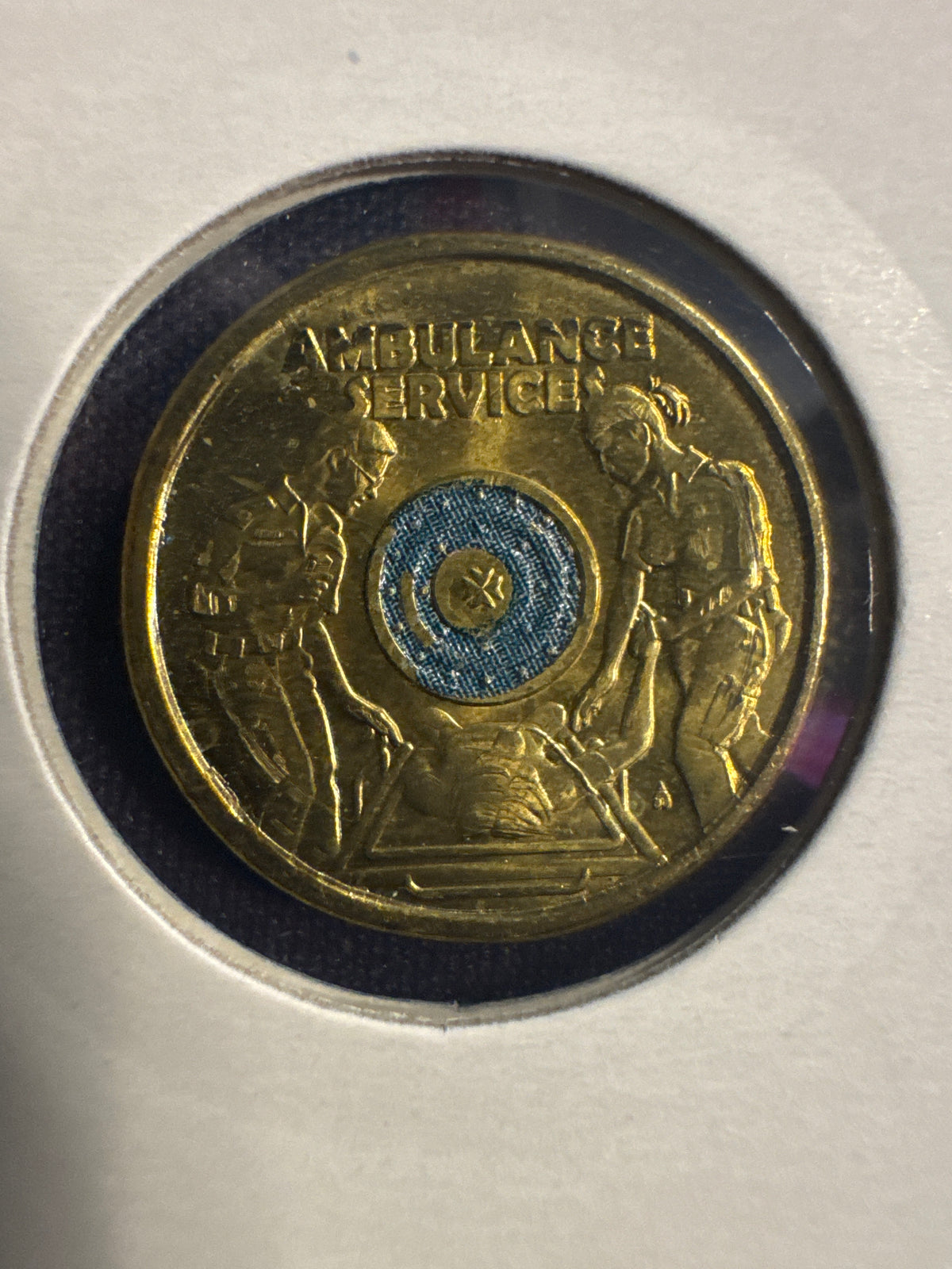 2021 Ambulance Service colourised $2 Uncirculated Coin