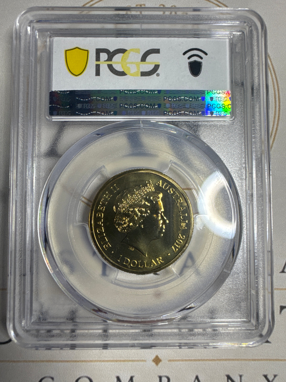 2017-C Australian $1 Trans-Australian Railway Centenary – PCGS MS69