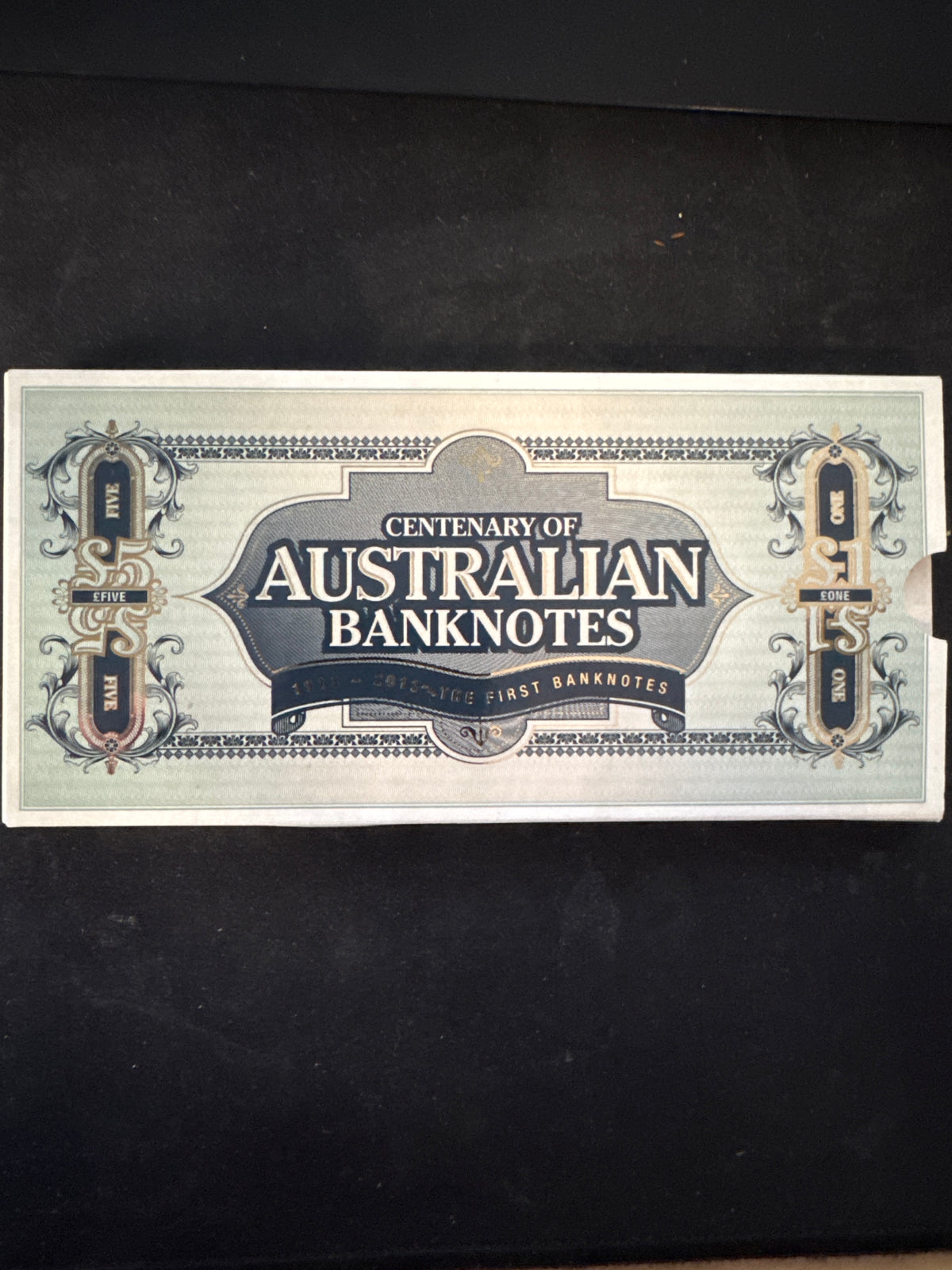 2013 Centenary of Australian Banknotes 3 Card Set