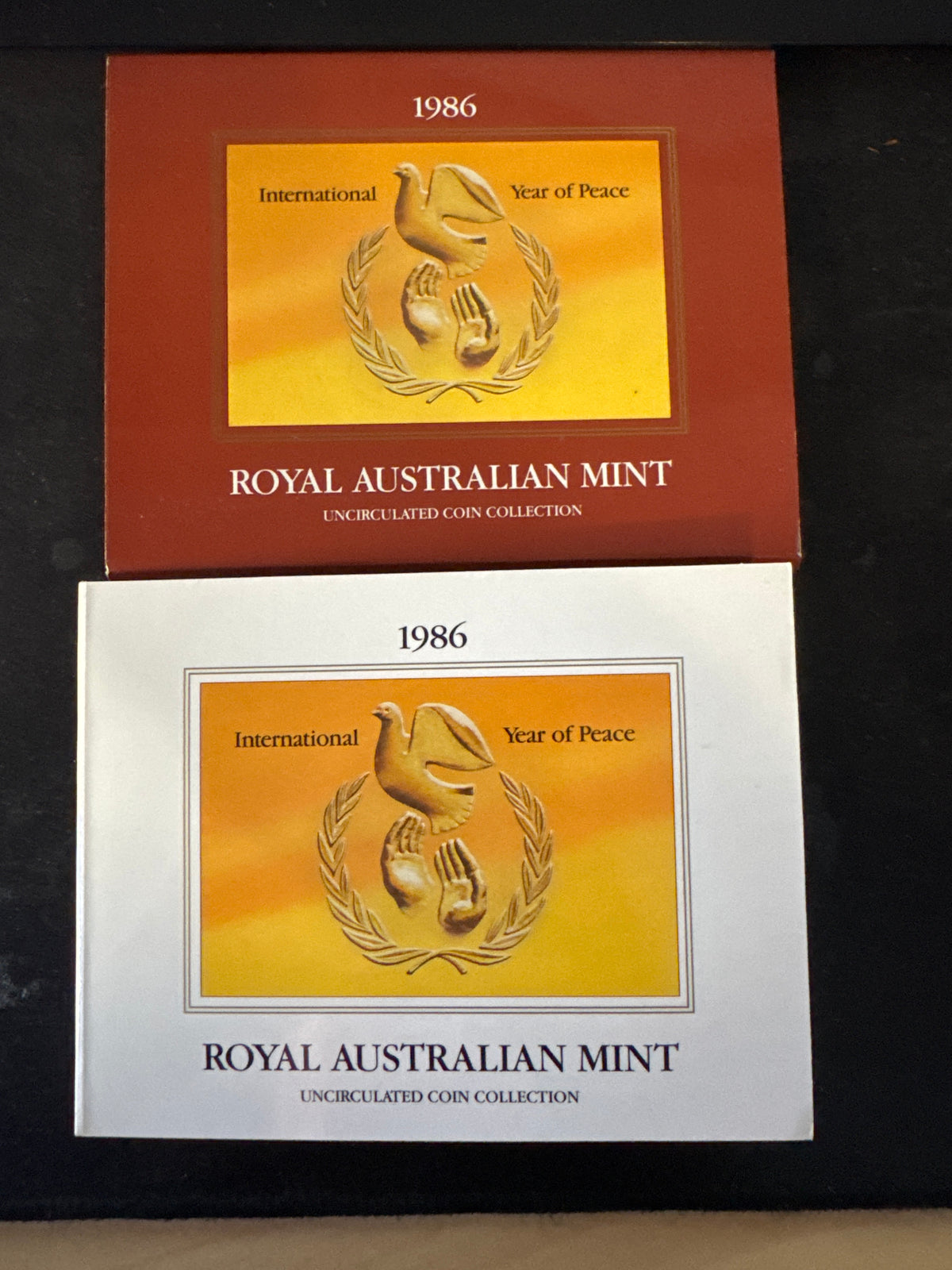 1986 International Year of Peace Uncirculated Mint Set