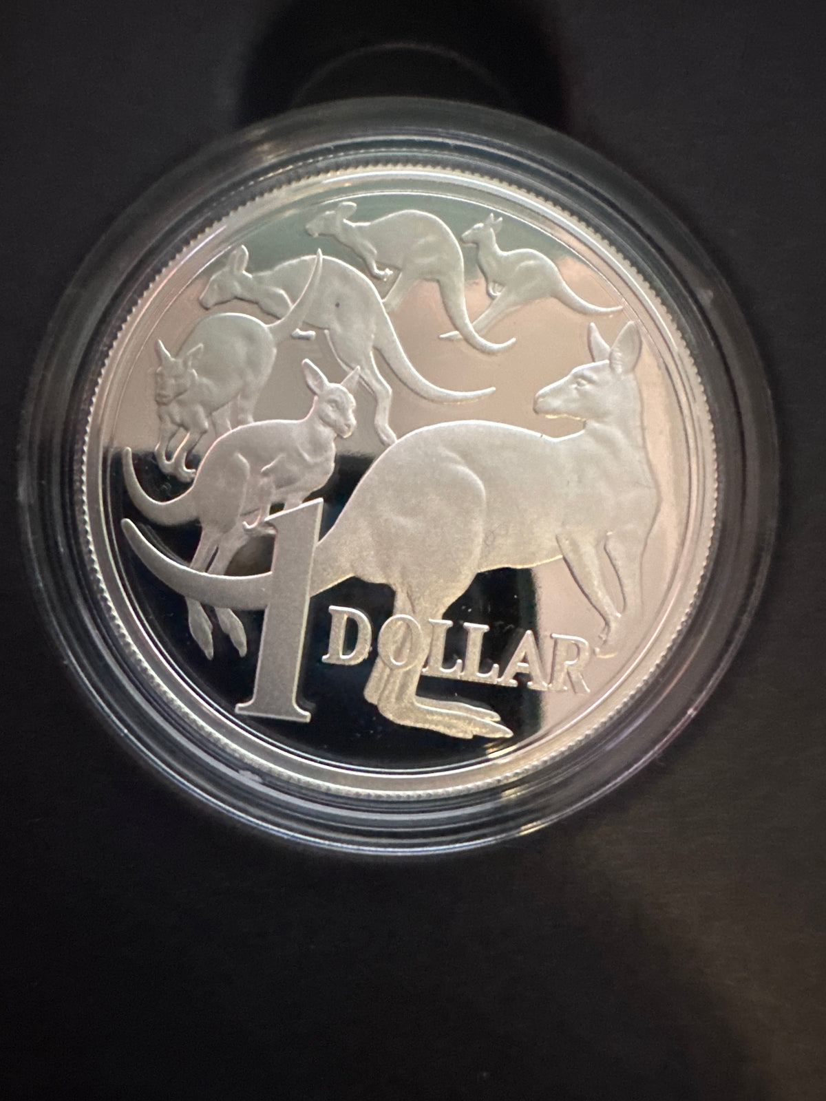2026 Mob of Six Kangaroos $1 1oz Silver Proof Coin