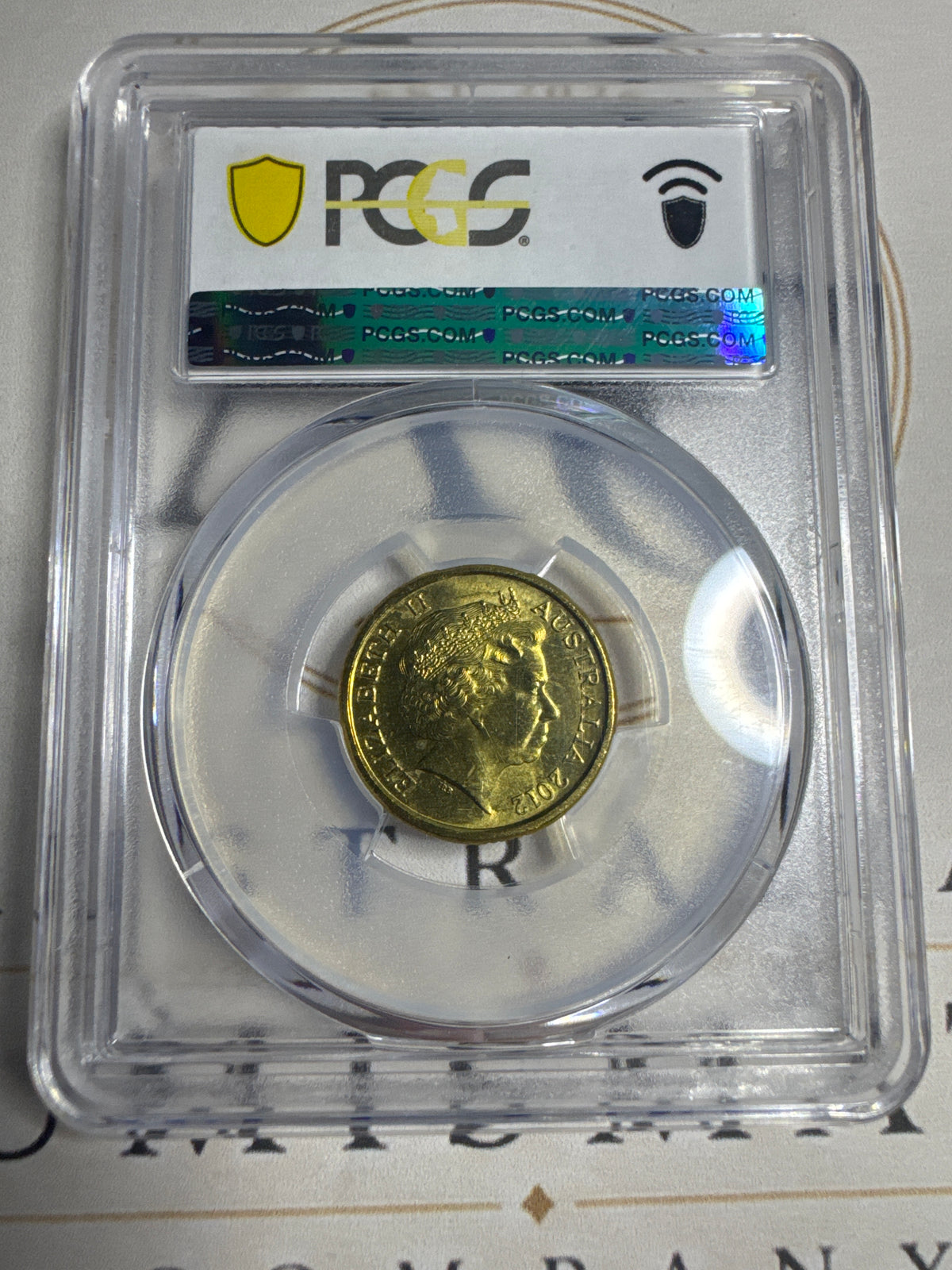 2012 Australian $2 Red Poppy Remembrance Day – PCGS MS65