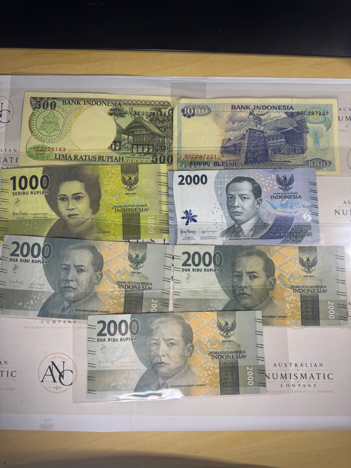 Indonesia Mixed Banknote Collection – 8 Note Set