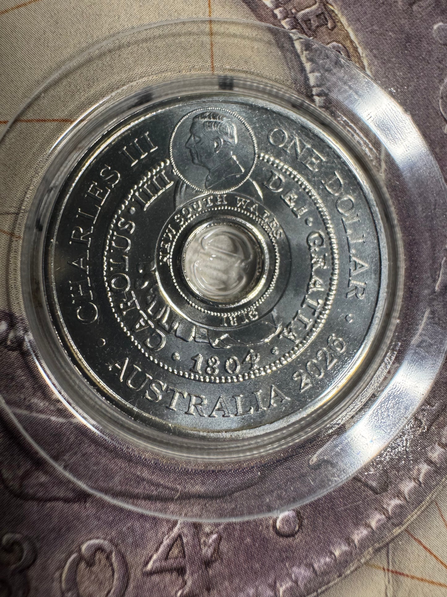 2026 $1 Origins of Australian Coin – Holey Dollar Uncirculated Coin