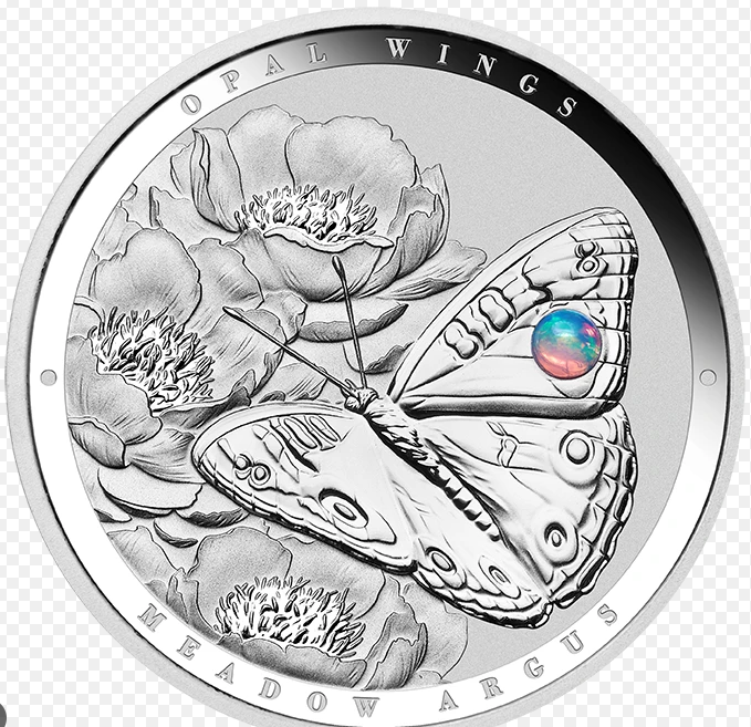 Wings of Wonder Meadow Argus 1oz Butterfly