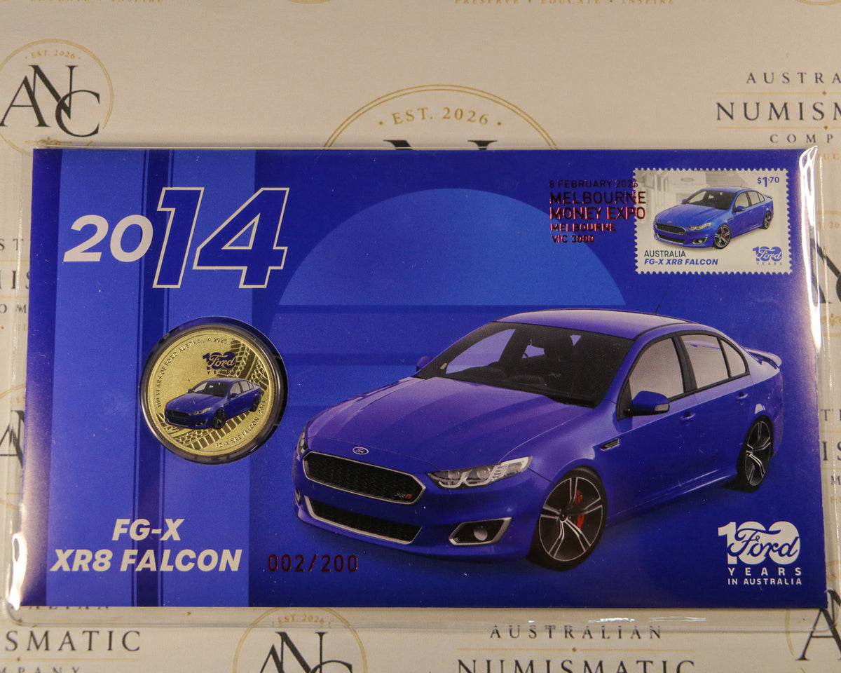 2026 Melbourne ANDA Money Expo Stamped 002/200 Ford Falcon XR-8 PNC