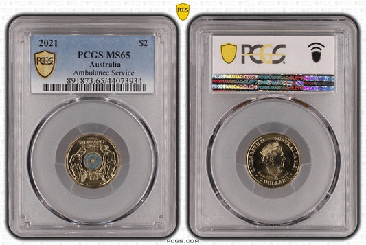 PCGS $2 MS65 Ambulance Service  Coin
