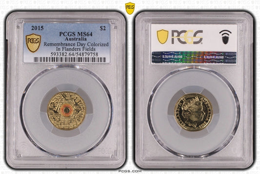 PCGS $2 MS64 Flanders Fields